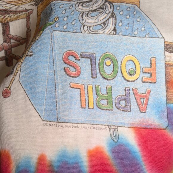Grateful Dead Self Portrait April Fools Vintage Single Stitch 1996 Anvil T-Shirt - Picture 5 of 14